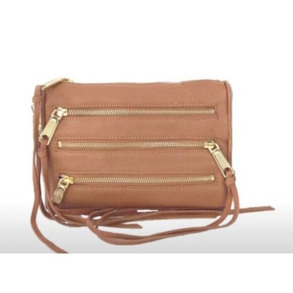 REBECCA MINKOFF Mini 3 Zip Convertible Crossbody Bag - Picture 1 of 13